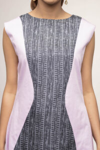 Evensong Asymmetrical Tussar Silk Dress By TAMASQ