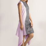 Evensong Asymmetrical Tussar Silk Dress By TAMASQ