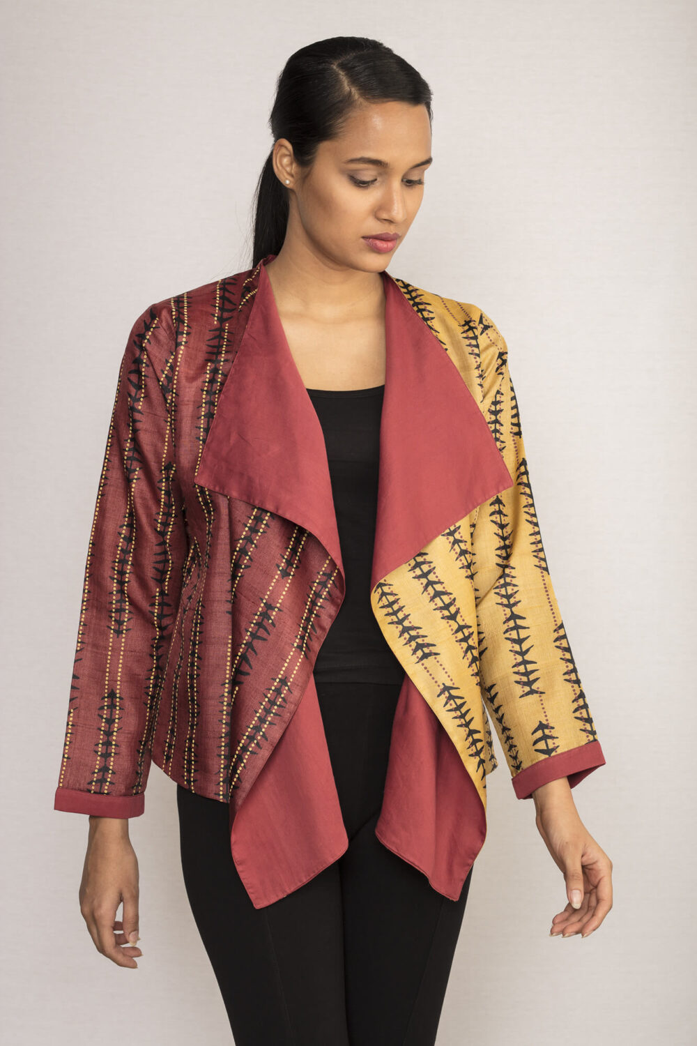 Festive wear Tussar Silk Jacket By TAMASQ