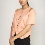 Peach Kantha Top By TAMASQ