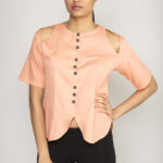 Peach Kantha Top By TAMASQ