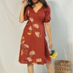 Rosewood Applique Wrap Dress By TAMASQ