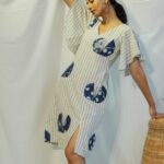 Kala Cotton Striped Dress By TAMASQ